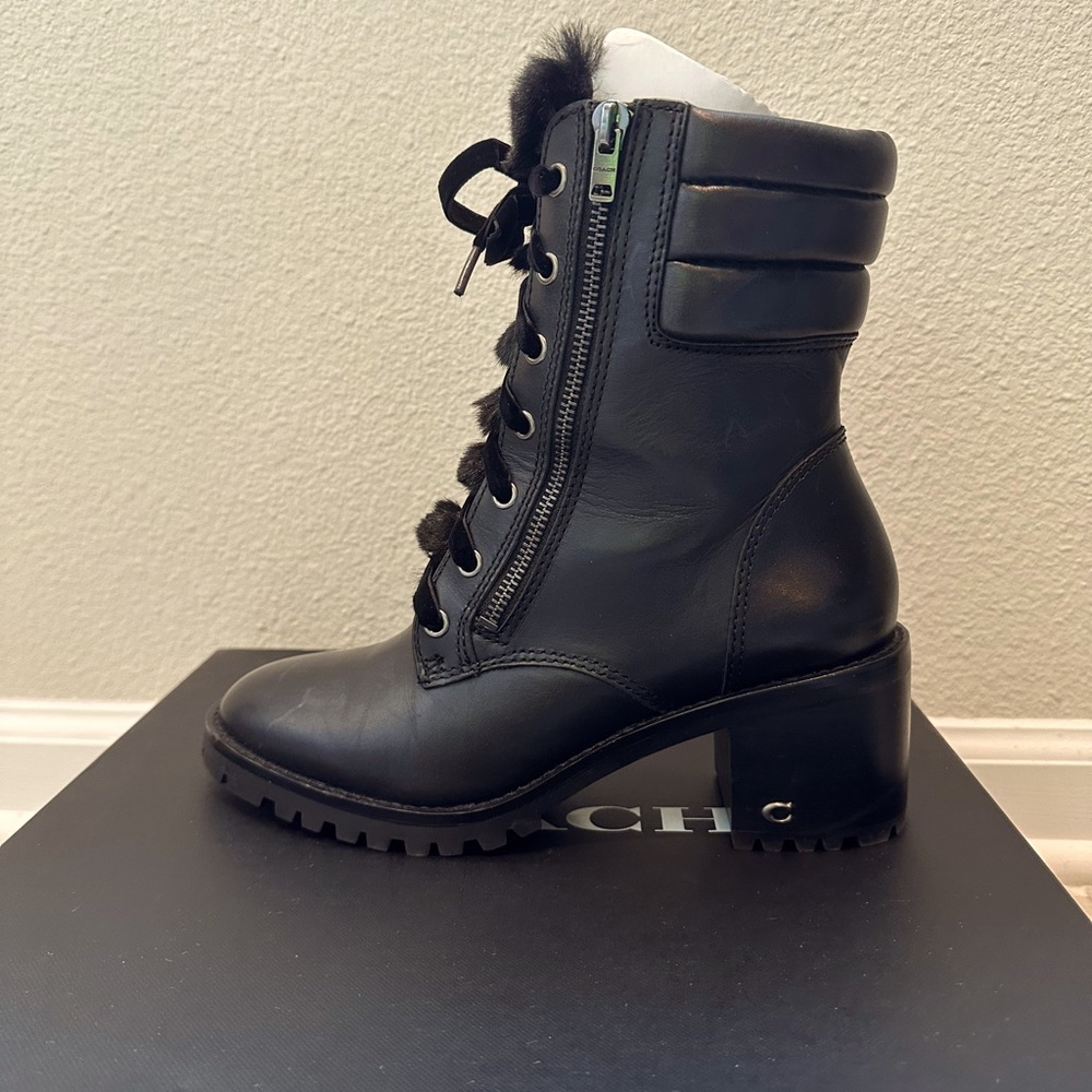 Coach combat boots